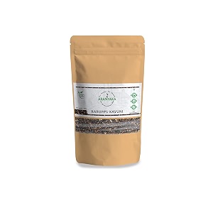 aranyaka karuppu kavuni boiled black rice forbidden rice  500g medium grainunpolishedboiled  low glycemic index-diabetic friendly05kggrown using sustainable and healthy farming practices 500g in total