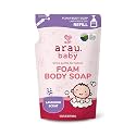 Arau Baby Foam Body Soap Refill, Lavendar Scent, Natural Plant Based Foaming Body Wash for Babies, Infants and Toddlers, Gentle on Sensitive Skin, No Artificial Fragrance or Additives, 15.21 Fl Oz