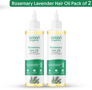 Aravi Organic Rosemary Lavender Hair Oil for