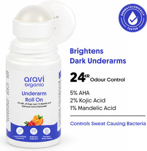 Aravi Organic Brightening Underarm Roll On