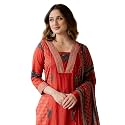 Arayna Womens Pure Cotton Printed Kurta Pants