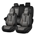 Arazi Seat Covers Full Set for Chevy Camaro 2016-2024,Black&amp;Gray Luxury