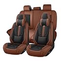Arazi Seat Covers Full Set for Chevy Camaro 2016-2024,Black&amp;Brown Luxury