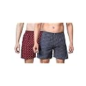 ARBB Mens' Cotton Blend Shorts Comfortable &amp; Breathable Printed Regular Boxer