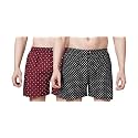 ARBB Mens' Cotton Blend Shorts Comfortable &amp; Breathable Printed Regular Boxer