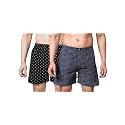 ARBB Mens' Cotton Blend Shorts Comfortable &amp; Breathable Printed Regular Boxer