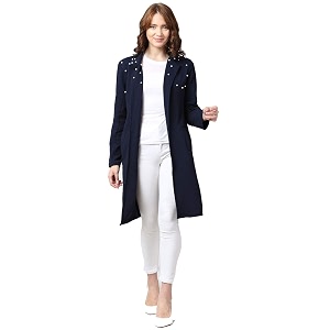 arbiter collection full sleeves embellished pearl shrug for women39s