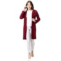 Arbiter Collection Full Sleeves Embellished Pearl Shrug for Women's
