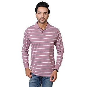 ARBOUR Men Polo Neck Half Sleeves Cotton