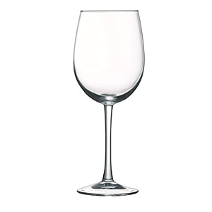 arc cardinal arcoprime universal all-purpose tall wine glass 19 ounce set of 12whitered