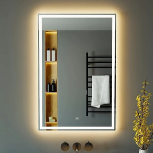 arc homes  memorials wall mounted 1518 inch led with touch sensor  3 mode lighted mirror