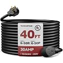 ARCCAPTAIN 30Amp 40ft Welder Extension Cord 10AWG Power Extension 250V