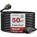 ARCCAPTAIN 30Amp 50ft Welder Extension Cord 10AWG Power Extension 250V