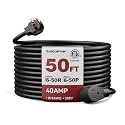 ARCCAPTAIN 40Amp 50ft Welder Extension Cord 8 AWG, 250V NEMA 6-50P to 6-50R