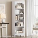 Arched Bookshelf,5 Tier Tall Bookcase with Adjustable Shelves for Storage