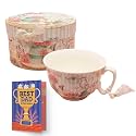 ARCHIES Crown Quirky 3D Coffee Mugs, Tea Cup Saucer Set Ceramic Mug (450ml 6 Inch, Multicolor) Novelity Item + Complimentary Merry Greeting Card | Gifts X-mas Decorations A55