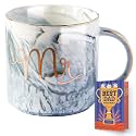 ARCHIES Fathers Day Crown Quirky 3D Coffee Mugs, Tea Cup Saucer Set Ceramic Mug Novelity Item + Complimentary A48