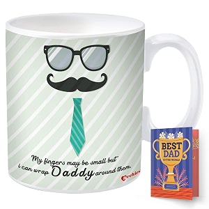 archies gift for fathers  gifts for father  fathers day gift 350 ml coffee mug with father day card gift set for father dad papa  father day giftting idea fdc23cm-6