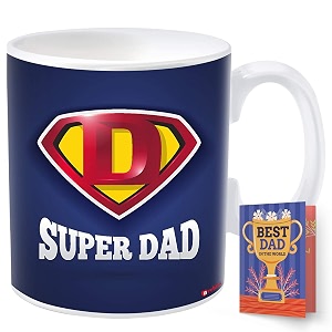 archies gift for fathers  gifts for father  fathers day gift 350 ml coffee mug with father day card gift set for father dad papa  father day giftting idea fdc23cm-18
