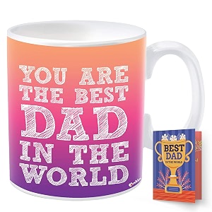 archies gift for fathers  gifts for father  fathers day gift 350 ml coffee mug with father day card gift set for father dad papa  father day giftting idea fdc23cm-17