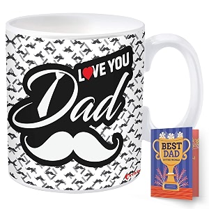 archies gift for fathers  gifts for father  fathers day gift 350 ml coffee mug with father day card gift set for father dad papa  father day giftting idea fdc23cm-17