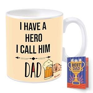 archies gift for fathers  gifts for father  fathers day gift 350 ml coffee mug with father day card gift set for father dad papa  father day giftting idea fdc23cm-1
