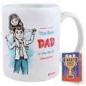 ARCHIES Gift for Fathers | Gifts for Father | Fathers Day Gift 350 ml Coffee Mug with Father Day Card Gift Set for Father, Dad, Papa | Father Day Giftting Idea FDC23CM-28