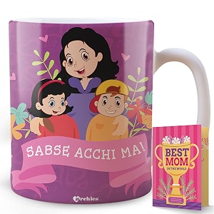 archies gift for mothers  gifts for mother  mothers day gift 350 ml coffee mug with card gift set for mother mom maa  mother day giftting idea mdc-cm23-20