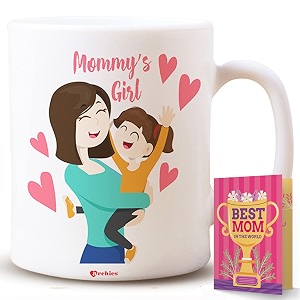archies gift for mothers  gifts for mother  mothers day gift 350 ml coffee mug with card gift set for mother mom maa  mother day giftting idea mdc-cm23-25