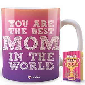 archies gift for mothers  gifts for mother  mothers day gift 350 ml coffee mug with card gift set for mother mom maa  mother day giftting idea mdc-cm23-17
