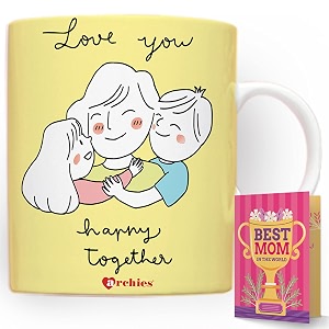 archies gift for mothers  gifts for mother  mothers day gift 350 ml coffee mug with card gift set for mother mom maa  mother day giftting idea mdc-cm23-22