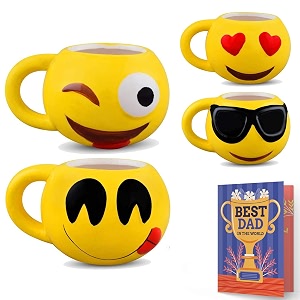 archies quirky  1 smily coffee mug tea mug drinking cup for hot amp cold beverages at home office - dishwasher amp microwave safe c57