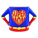 ARCHIES Super Mom Quirky 3D Coffee Mugs, Tea Cup Ceramic Mug (400 ml 5 Inch, Multicolor) Novelity Item for Mothers Day, Gift, Gifting,Mom,Mummy,Maa,Wife,Quirky,Birthday,Anniversary Gift,Gifts
