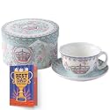 ARCHIES Tropical Floral Quirky 3D Coffee Mugs, Tea Cup Saucer Set Ceramic Mug (450 ml 6 Inch, Multicolor) Novelity Item for s Day C56