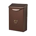 Architectural Mailboxes City Classic Wall Mount Mailbox, Bronze, Small