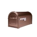 Architectural Mailboxes Hillsborough Post Mount Mailbox, Copper, Large