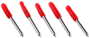 archoice 5 pieces 45 degree roland blades circuit cutting plotter vinyl cutter offset rotary bit set 5 bits
