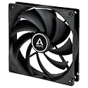 ARCTIC F14 Silent 140mm Ultra-Quiet CPU Case Cooling Fan with 3-Pin Connector, Fluid Dynamic Bearing and upto 800RPM speed - Black