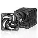 ARCTIC P12 Max (5 Pack) - PC Fans, High-Performance 120mm Case Fan, PWM Controlled 200–3300 RPM, Optimised for Static Pressure, 0dB Mode, Fluid Dynamic Bearing - Black