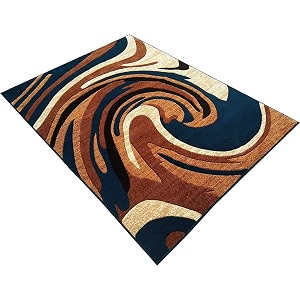 area rug 6x8 feet multi color floral living room bedroom non-slip home decor