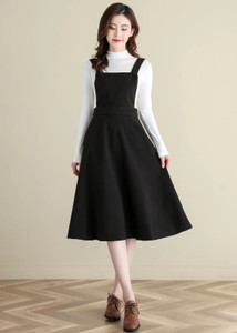 areca women black dungaree