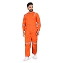 Men's Poly Cotton Industrial Work WEAR Industrial Coverall Boiler Suit with Reflective Tape