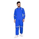 Men's Poly Cotton Industrial Work WEAR Industrial Coverall Boiler Suit with Reflective Tape