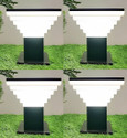 Areezo BLACK DELUXE GATE LIGHT FOR HOME