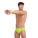 Arena Men's Team Solid Swim Brief MaxLife Athletic Swimwear Professional Swimsuit Bathing Suit