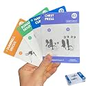 Arena Strength Workout Cards - Instructional Fitness Deck for Booty Band Workouts, Beginner Fitness Guide for Resistance Band Training Exercises at Home. Includes Workout Routines.