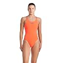 Arena Women's Solid Team Swimsuit Tech Back Multi MaxLife Open Back Bathing Suit Athletic Swimwear