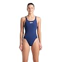 Arena Women's Solid Team Swimsuit Tech Back Multi MaxLife Open Back Bathing Suit Athletic Swimwear