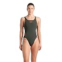 Arena Women's Solid Team Swimsuit Tech Back Multi MaxLife Open Back Bathing Suit Athletic Swimwear