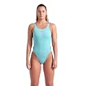 Arena Women's Solid Team Swimsuit Tech Back Multi MaxLife Open Back Bathing Suit Athletic Swimwear